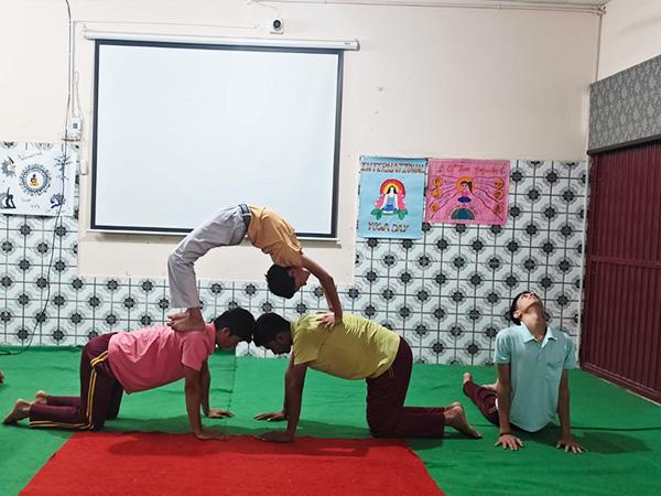 Yoga Day - Teachers and Students Together
